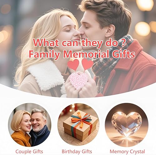 Miniatura 6 de Foto de Cristal 3D Personalizada, Marco de Fotos de Vidrio Grabado con Láser Personalizado como Regalo, Excelentes Regalos para Aniversario,