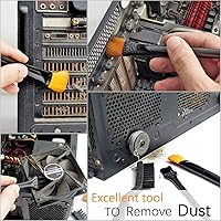 Vista 4 de Kit de cepillo de limpieza pequeño para teclado de computadora, computadora, portátil, cámara electrónica, kit de cepillo de limpieza