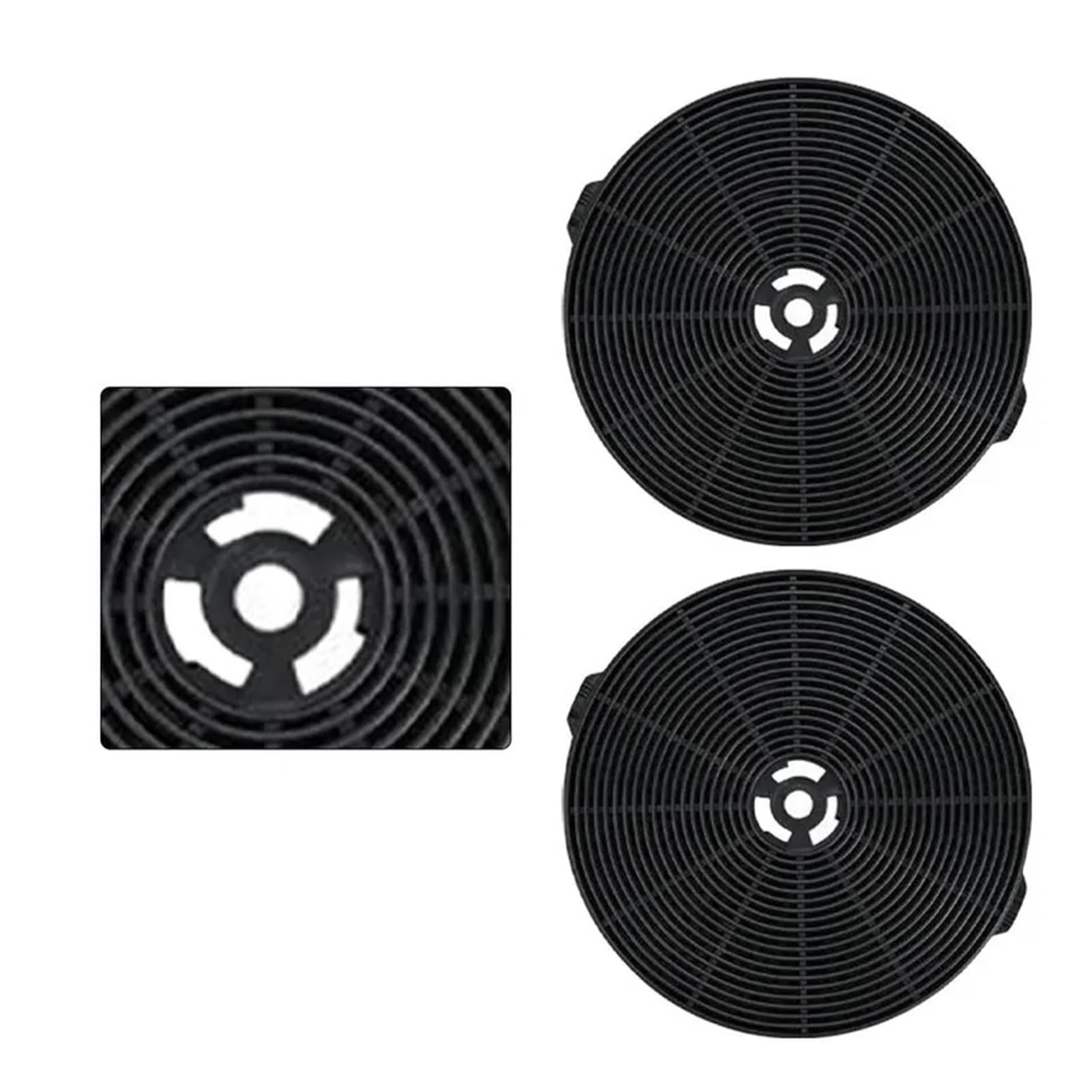 2PCS 175x24mm Abzugshaube Filter Carbon Filter Küche Dunstabzugshaube Zubehör Filter Teile
