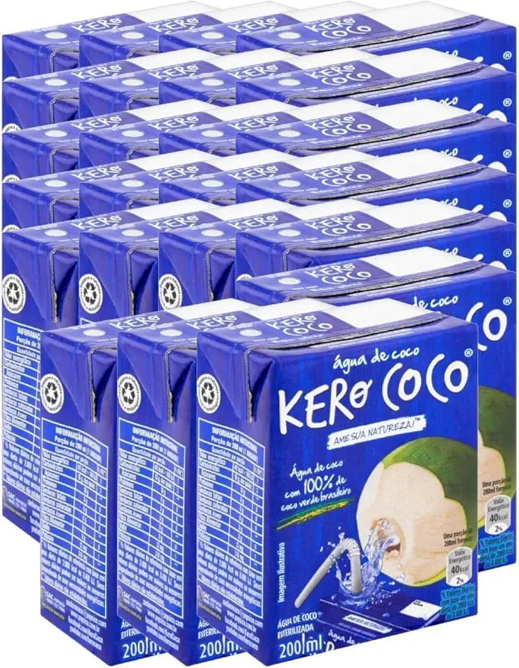 Kerococo Água de Coco 27x200ml Caixa de 5400ml