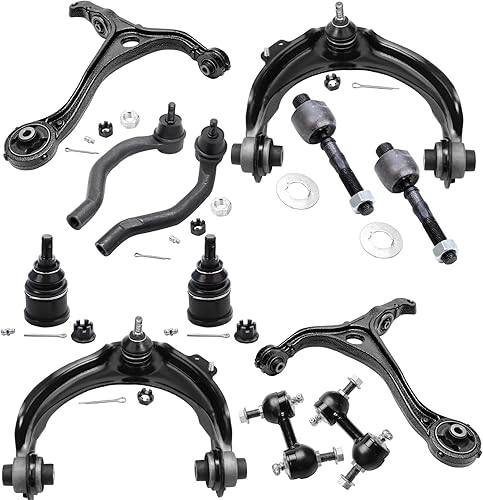 Miniatura 26 de Detroit Axle - Kit de suspensión delantera 2WD para Ford F-150 2004-2005, 2 brazos de control superiores, 2 rótulas inferiores, 2 barras