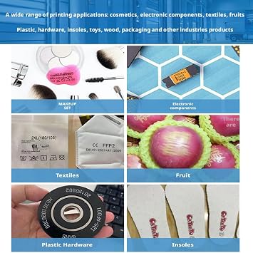 Manual Pad Printing Machine,Single Color Pad Printer with 35mm Silicone Pads, DIY Transfer Machine, Maximum Printing Area 80×120mm, for Print Words, Numbers, Logos on Various Surfaces