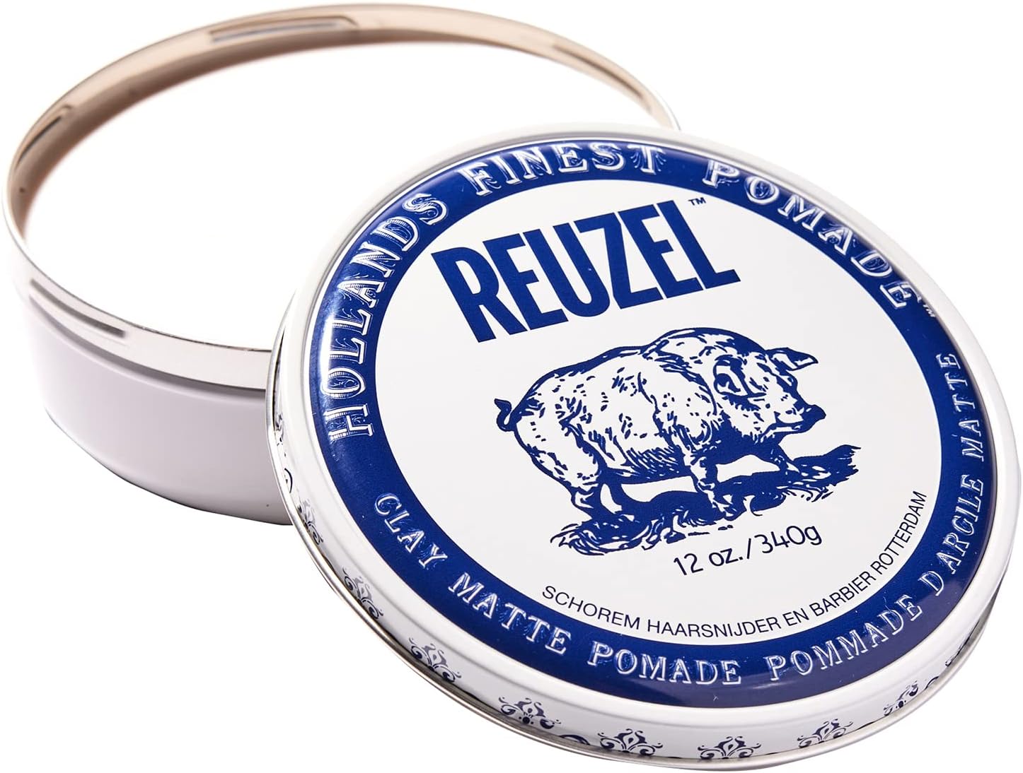 Reuzel Clay Matte Pomade – Males’s Concentrated Wax Components With Pure And Natural Maintain – A Vegan Defining And Thickening Product That is Additional Straightforward To Apply And Take away – Unique Perfume – 12 Oz