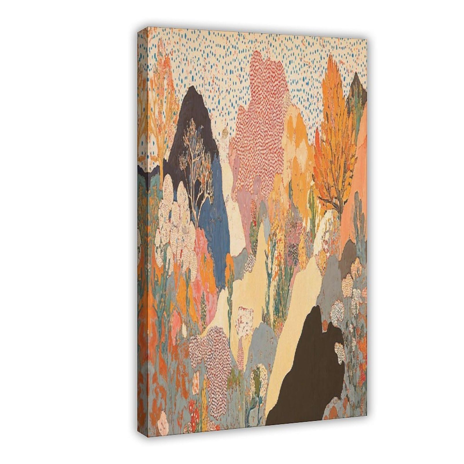 Bareronor Abstract Botanical Poster (3) Canvas Poster Bedroom Decor Landscape Office Room Decor Gift 24" L X 36" W
