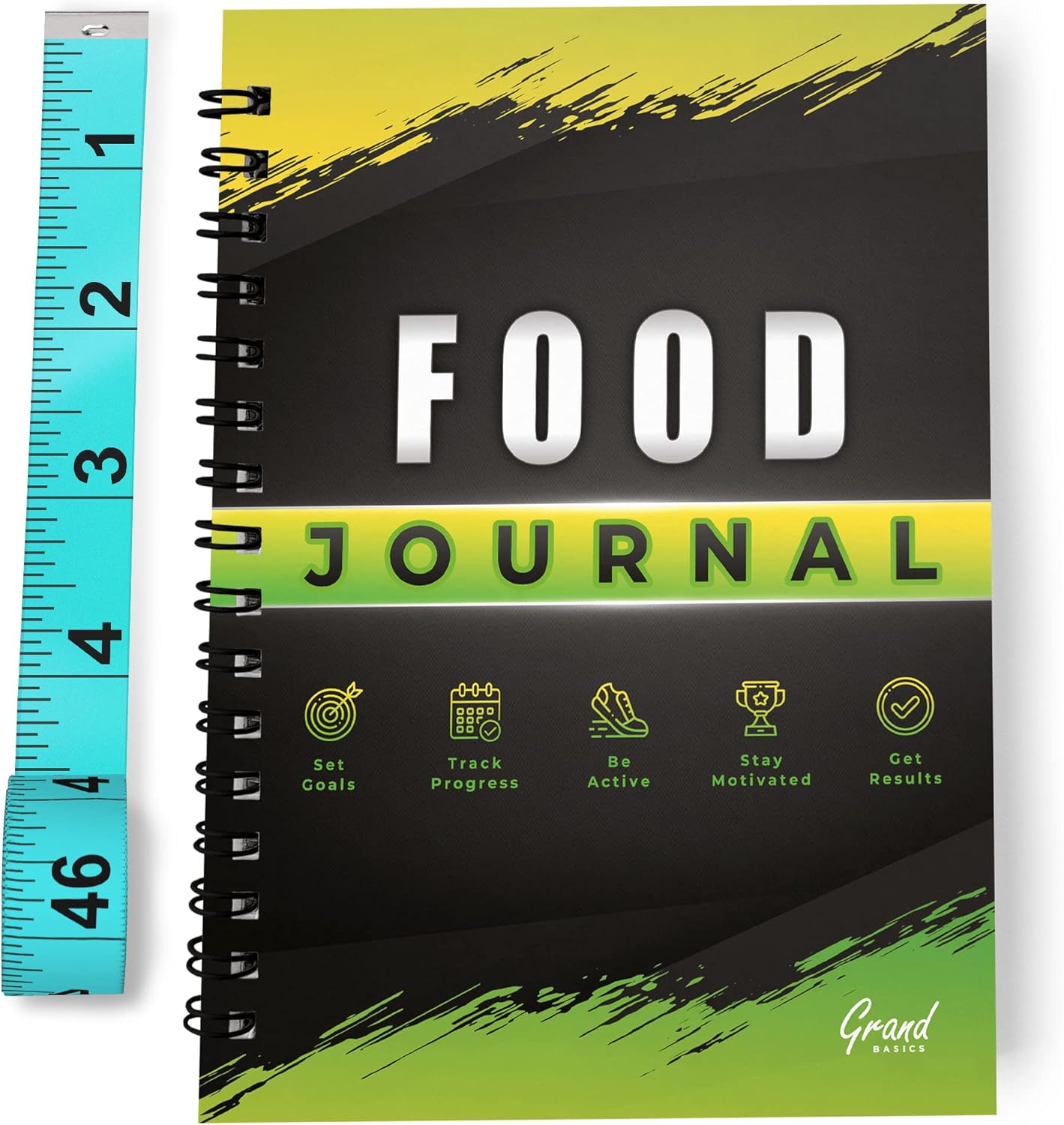 Advanced Fitness Journal for Women & Men - Perfect Workout Planner for Tracking Your Daily Progress - Body Measuring Tape Included w/ Notebook - Exercise Log Book for Weightloss & Weight Lifting