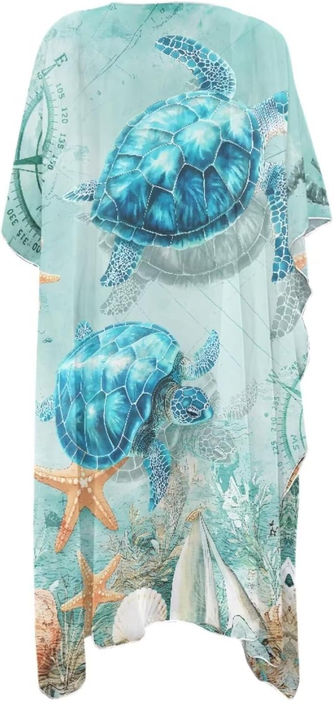 Women's Swimsuit Beach Cover Up Open Front Kimono Bikini Coverup for Summer