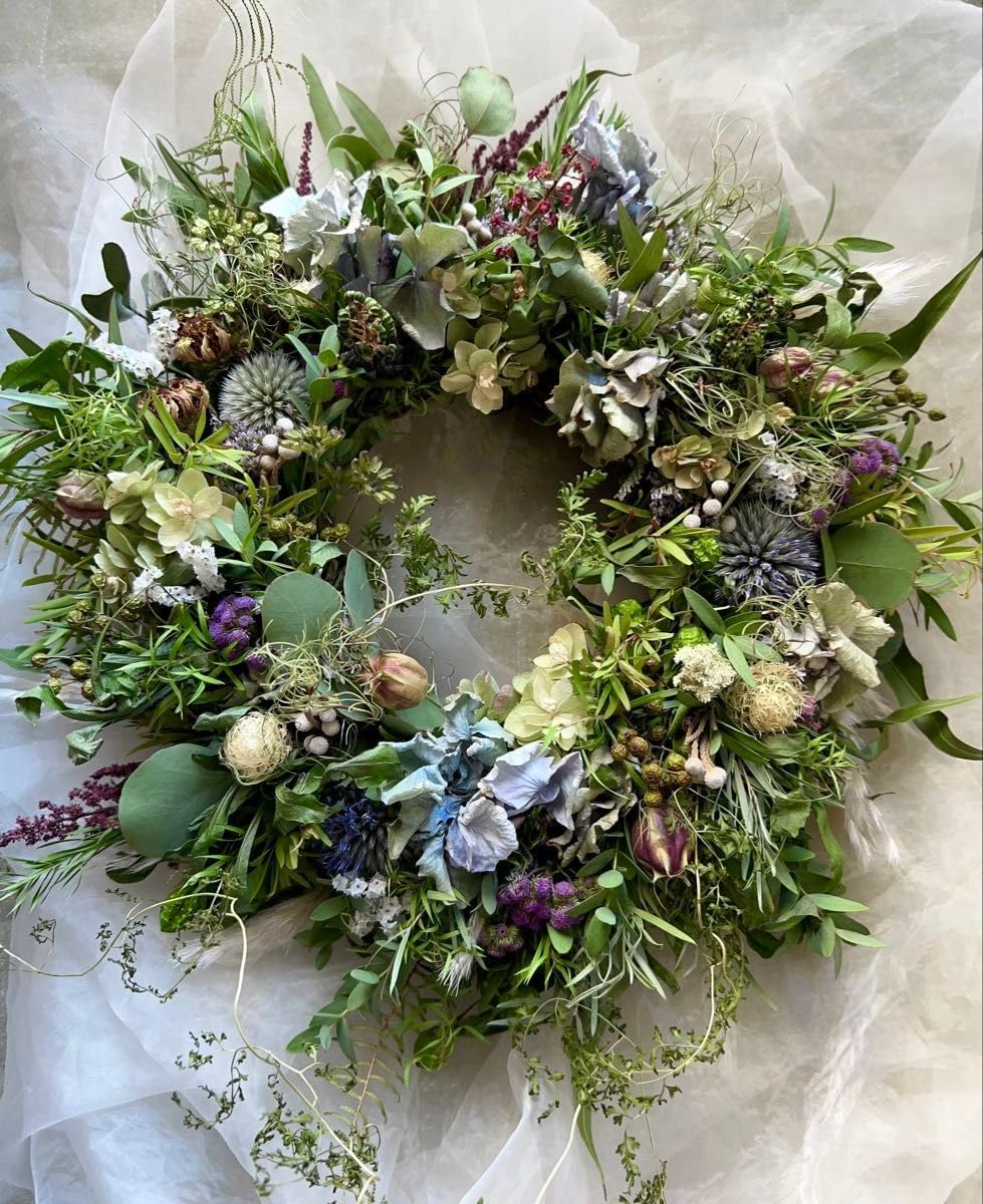 3.ポポラスベリー丸リース 3.ポポラスベリー丸リース ユーカリリース