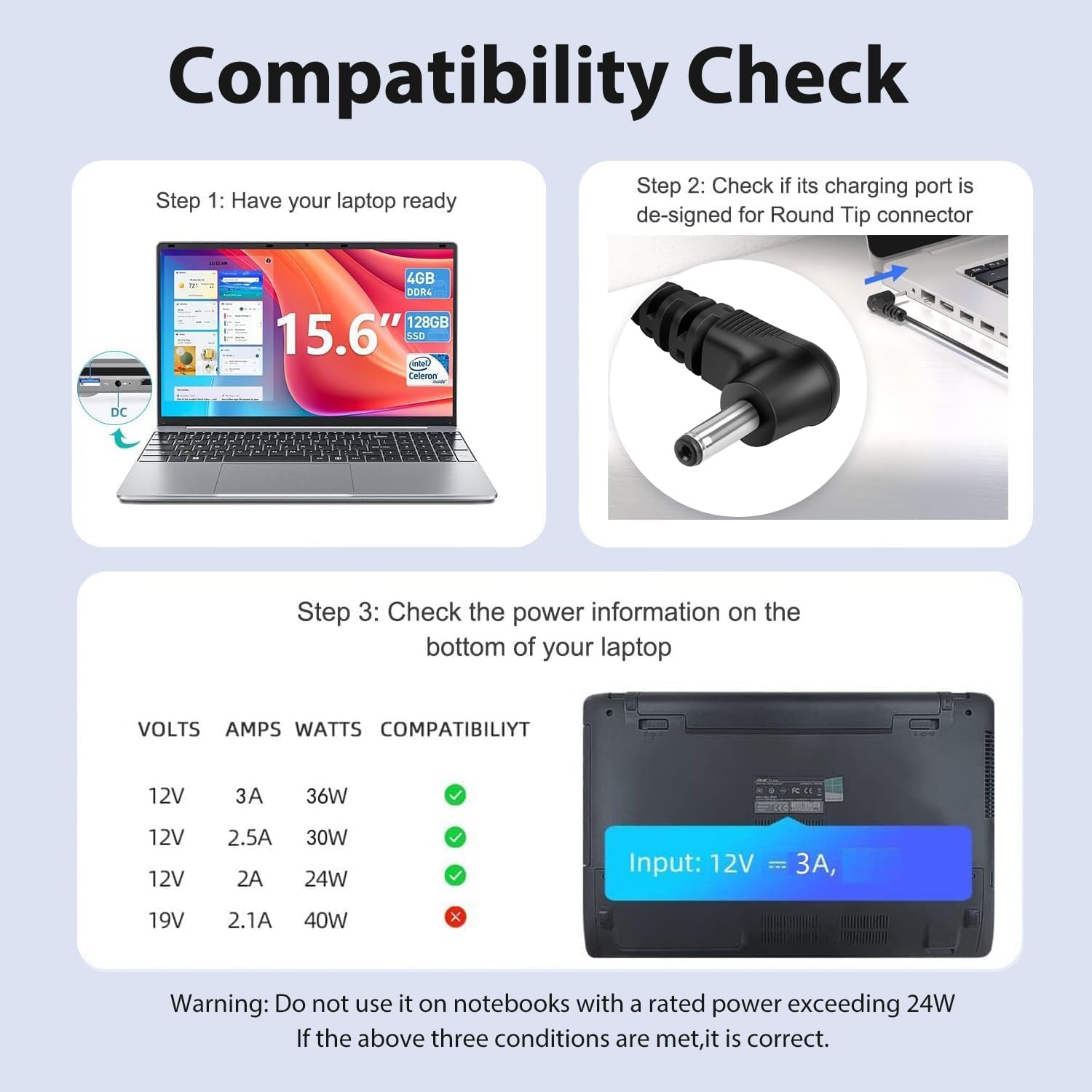 TAIFU 12V AC Adapter Charger for SGIN M17 Pro M17Pro M17S 17 Inch 17.3" Windows 11 Laptop Notebook Computer Naclud X15 FUNYET Duetbook 14 NY-01 ApoloSign NJP1561P NJP1561P-02 Power Supply Cord