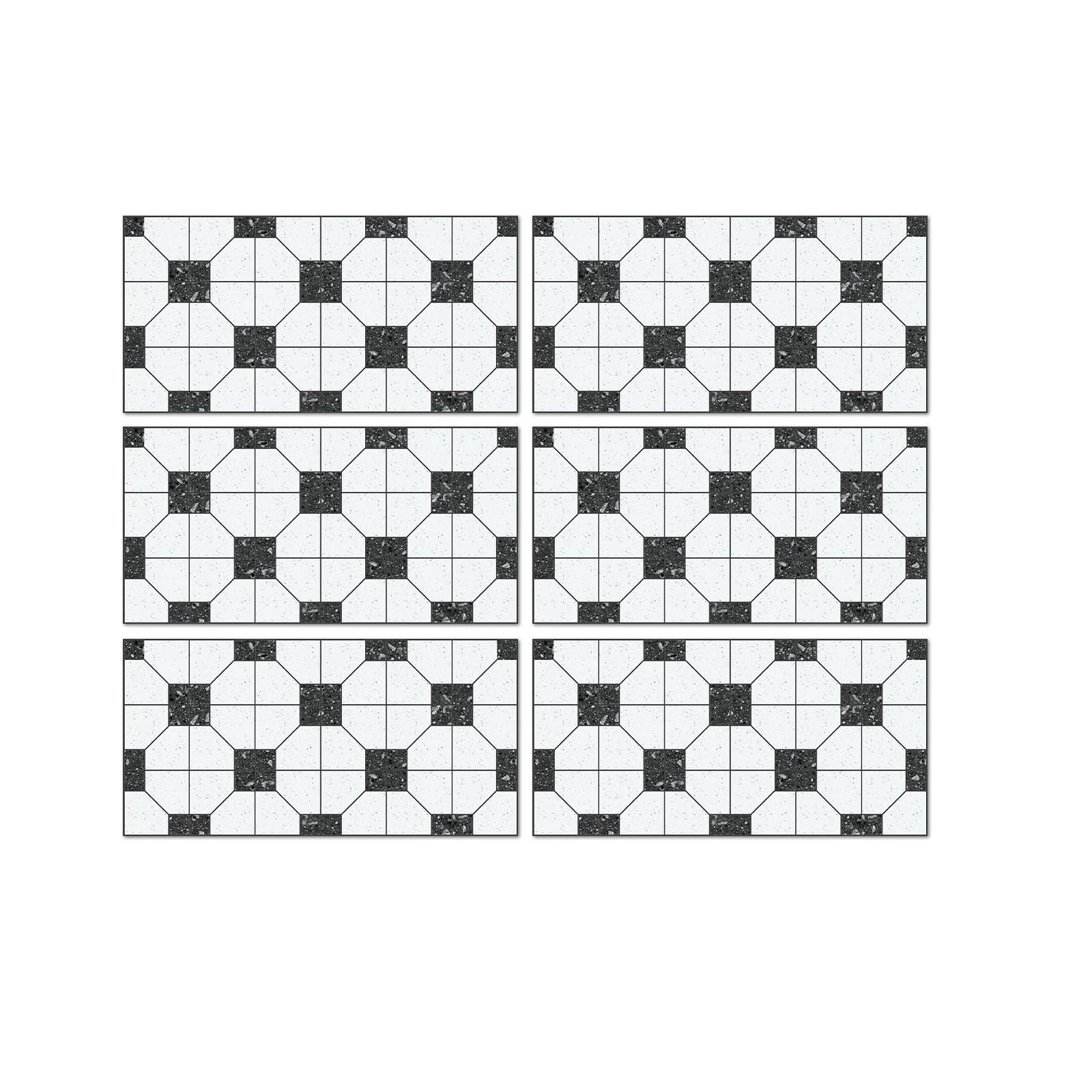 CYWDHFO Marble Tile Pvc Wall Stickers Kitchen Bedroom Wallpaper