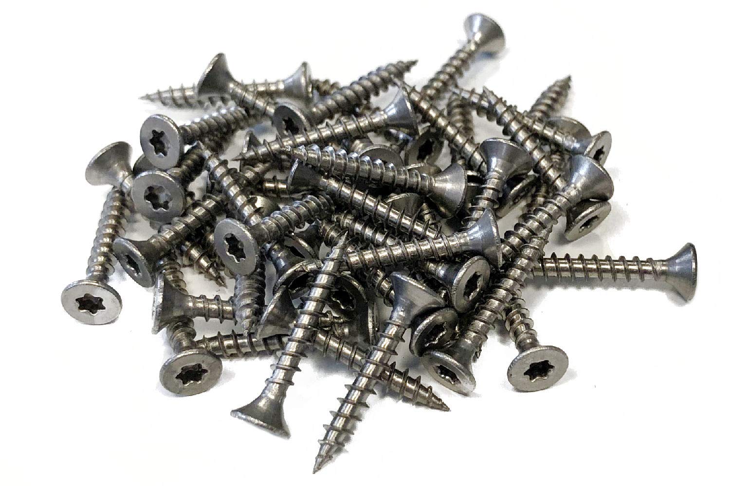 1000 viti truciolari 4,5 mm Acciaio Inox va V2 A legno viti Torx a testa svasata NEU A2
