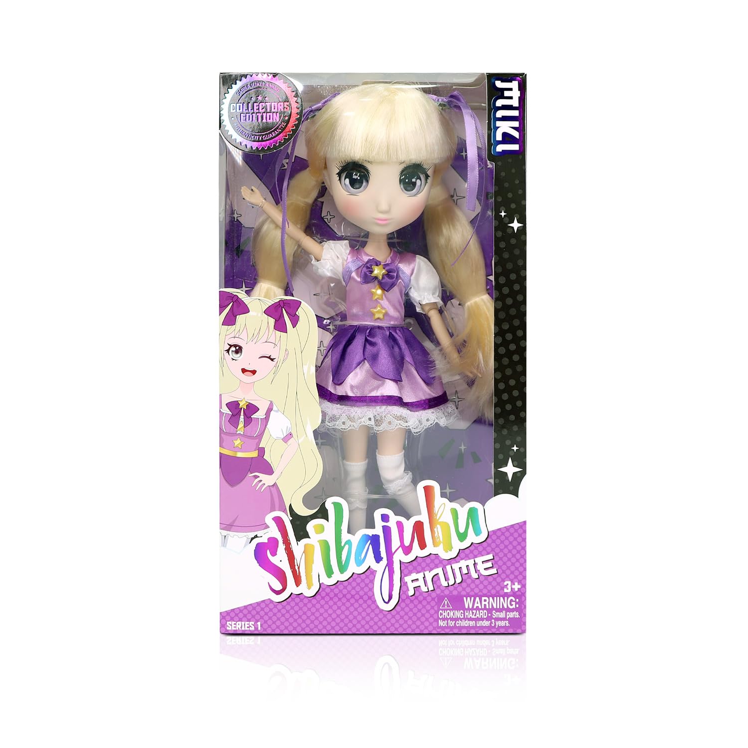 Bandai - Shibajuku - Lalka Miki 30 cm - Oficjalna licencja Shibajuku Anime - Duża lalka Kawai w stylu japońskim - lalka kolekcjonerska Kiki Edition z akcesoriami - Zabawka dla dzieci od 3 lat -