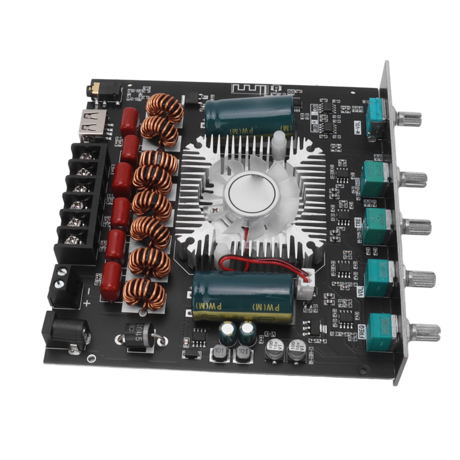 Dioche Amplificador de Potencia HiFi Channel TPA3255 Módulo de Placa Amplificadora de 2 Canales - TPA3255 de Alta Potencia - Se Conecta Eficientemente a Computadoras Portátiles, PC y Teléfonos