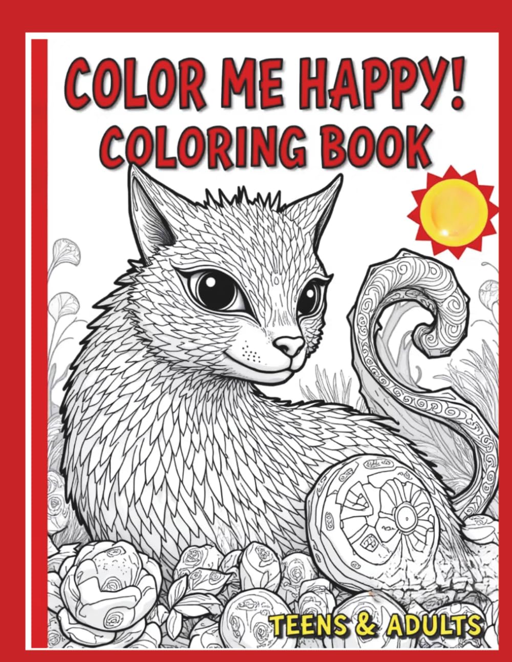 Color Me Happy! Coloring Book Teens & Adults: Patterns & challenges, Mind Boggling