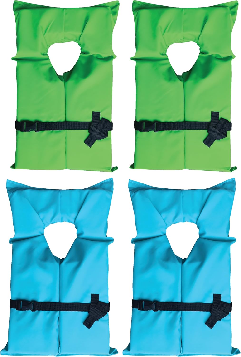 O'Brien Type 2 Four Pack CGA Approved Life Jacket w/Bag for Boats