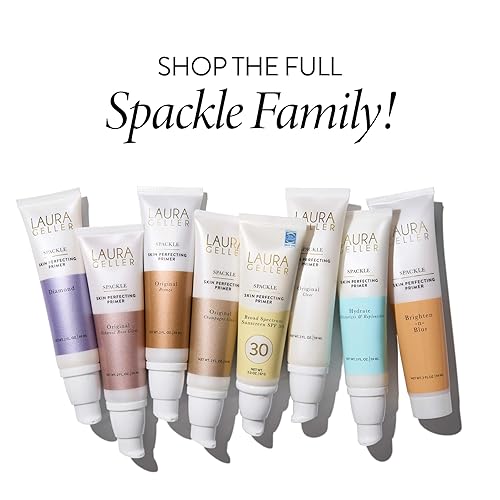 Vista 18 de LAURA GELLER NEW YORK Spackle Super-Size - Hidratar - 2 onzas líquidas - Maquillaje de imprimación perfeccionadora de la piel con ácido hialurónico