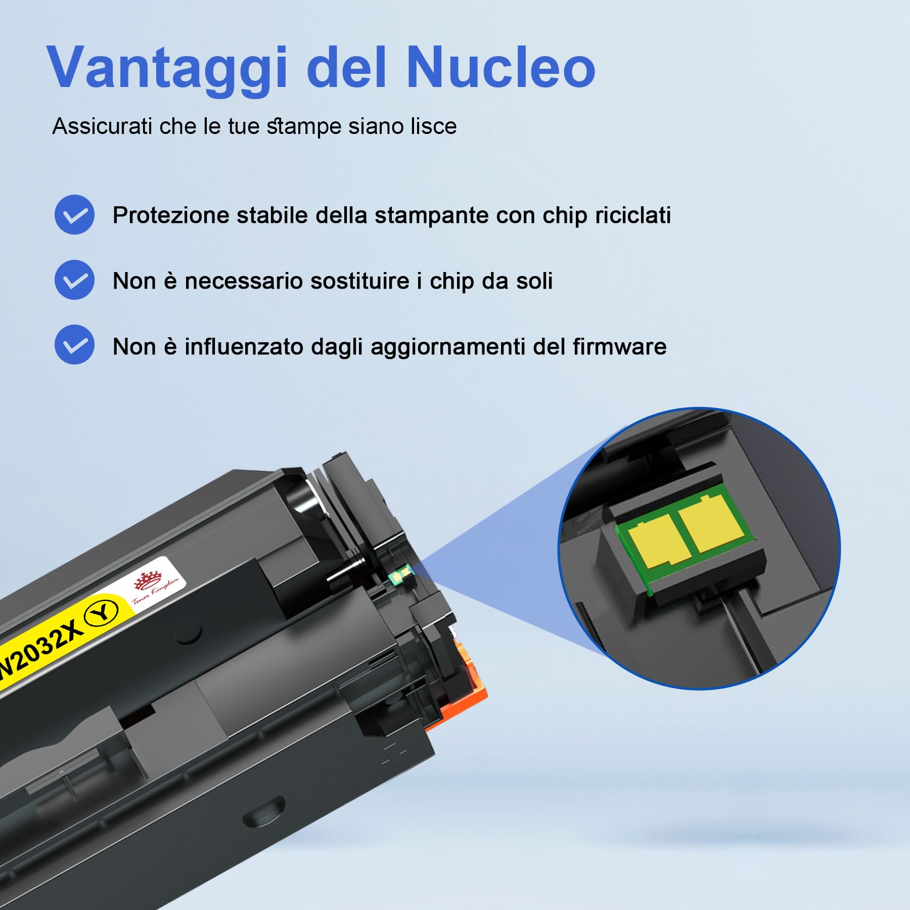 Toner Kingdom 415X M479fdw Toner con Chip Compatibile per HP 415X 415A | 4-Pack per Toner HP Color Laserjet Pro MFP M479fdw M479fdn M454dw M479fnw M479dw M454dn W2030X W2031X W2032X W2033X W2030A