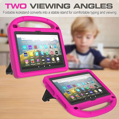Miniatura 3 de Fire 7 2022 - Funda para niños, VOFTEEK a prueba de niños, para tableta Fire de 7 pulgadas (12 generación, versión 2022), funda protectora duradera