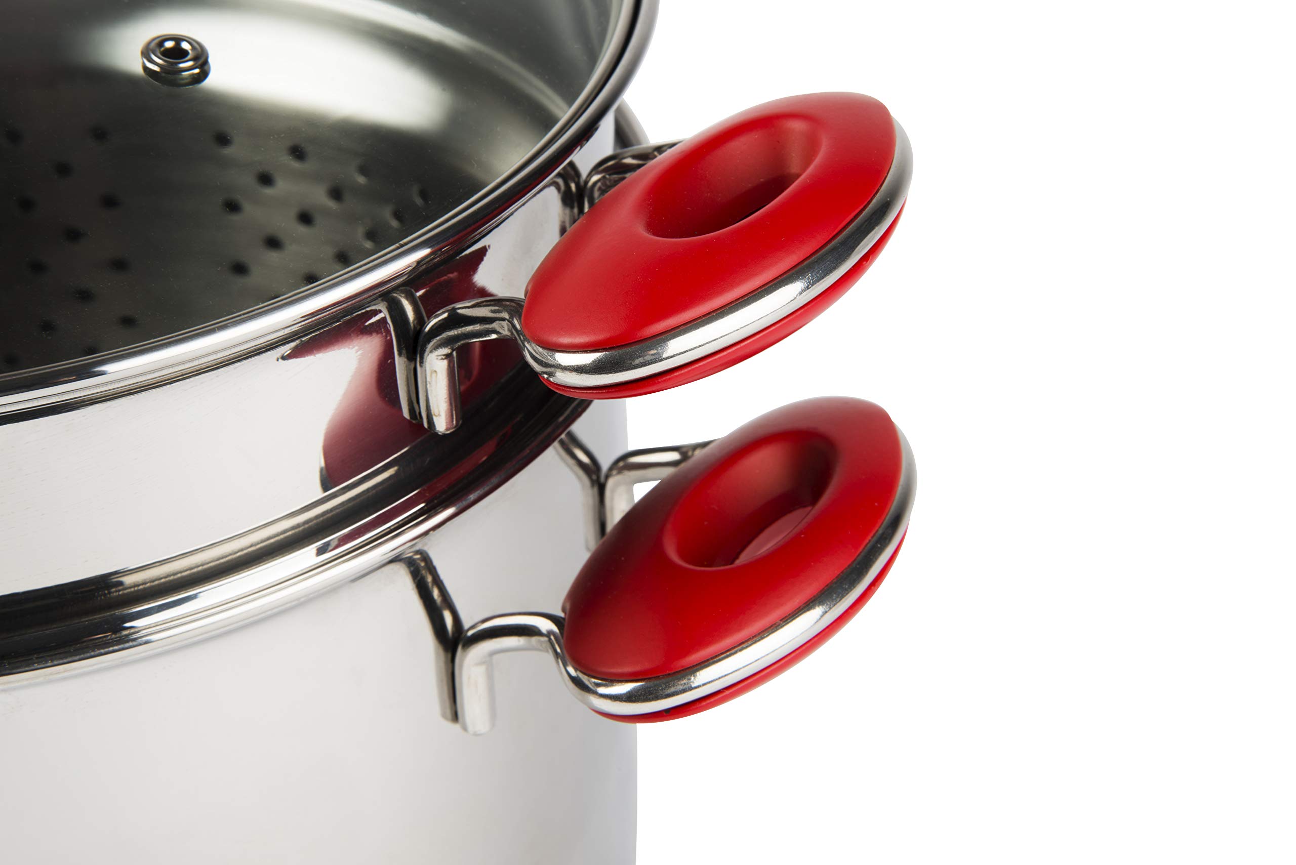 Excelsa Color Up - Olla para cocer pasta, acero inoxidable, 6 litros