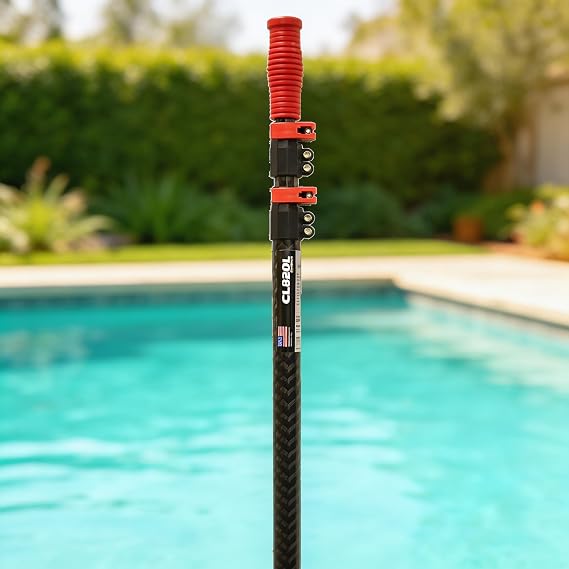 SKIMLITE MANUFACTURING CarbonLite 21' Carbon Fiber 3-Piece Pool Pole