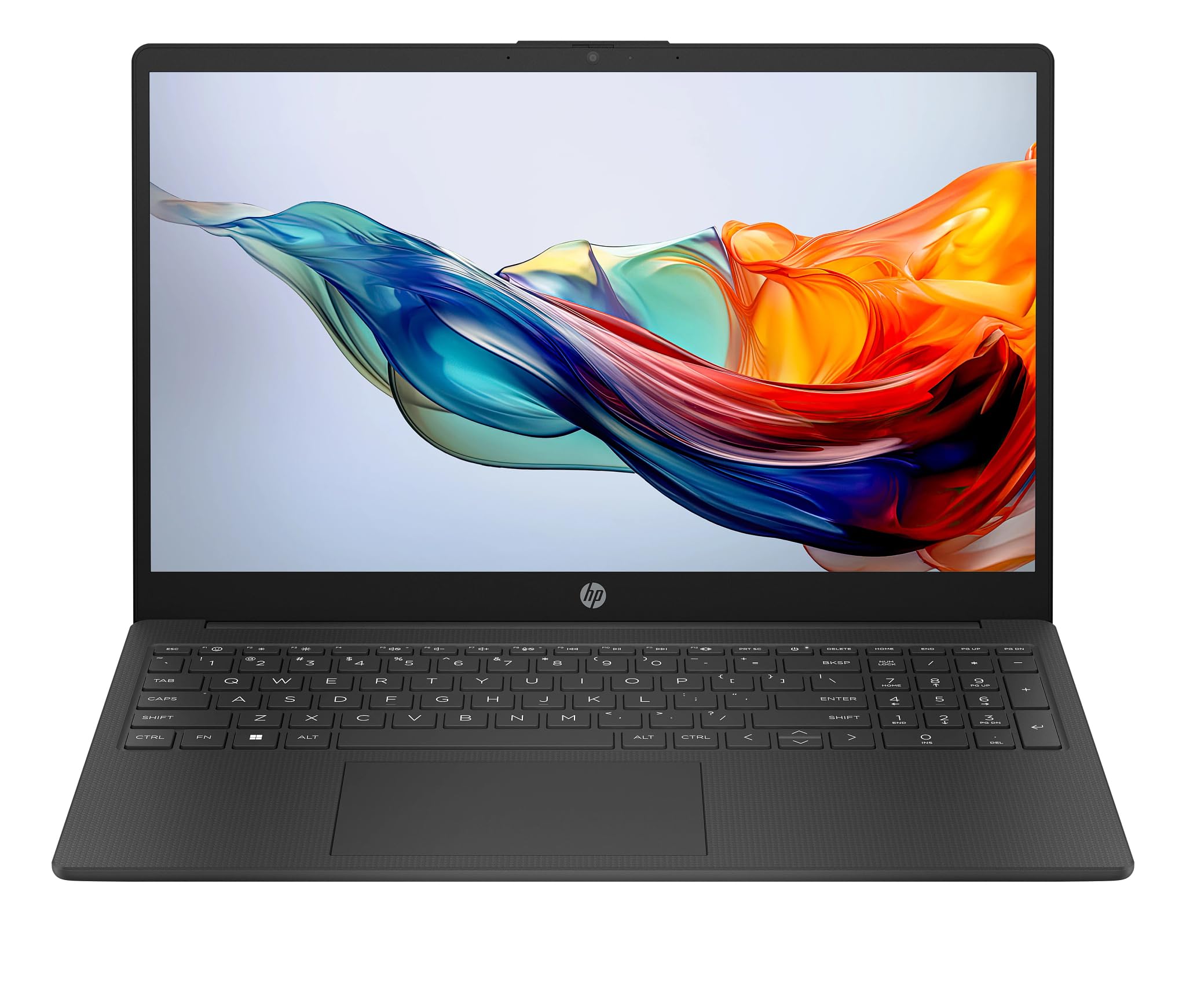 HP 15.6" Laptop | AMD Ryzen 3 7320U Processor | 8 GB RAM | 256 GB SSD | AMD Radeon Graphics | FHD Display | Up to 11hrs 15 mins battery | Windows 11 | Dual Speakers | Jet Black | 15-fc0045sa — view 15