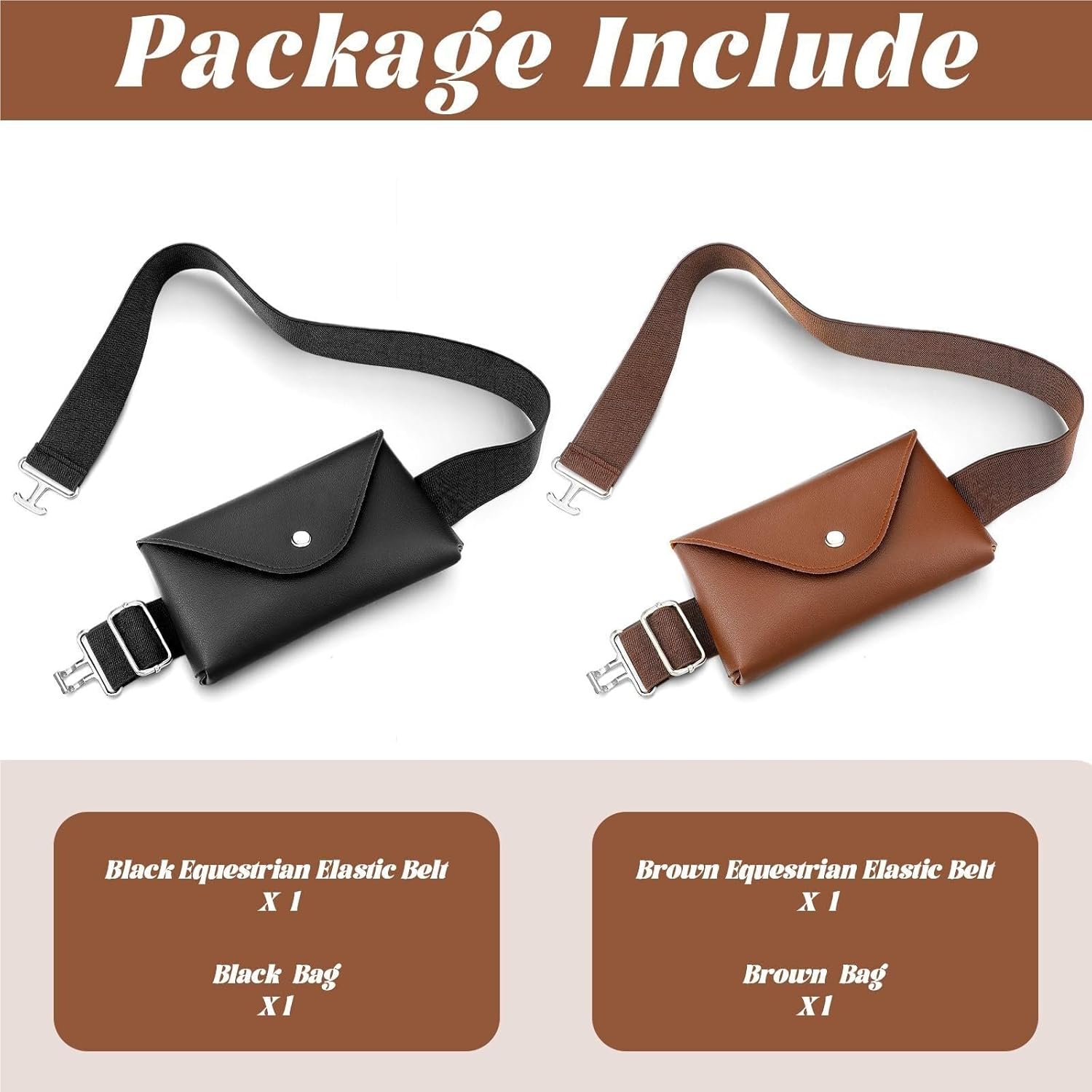 電話ポケット付き乗馬ウエストベルト、小さなシルバーヘッドバックル、1.5インチの伸縮性のある女性用乗馬ベルト、ファッションスポーツパ