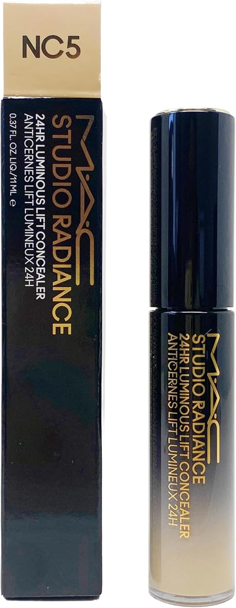 M.A.C Studio Radiance 24HR Luminous Lift Concealer - NC5 (beige muy claro con matiz dorado para piel muy clara) .37 Fl OZ / 11 mL