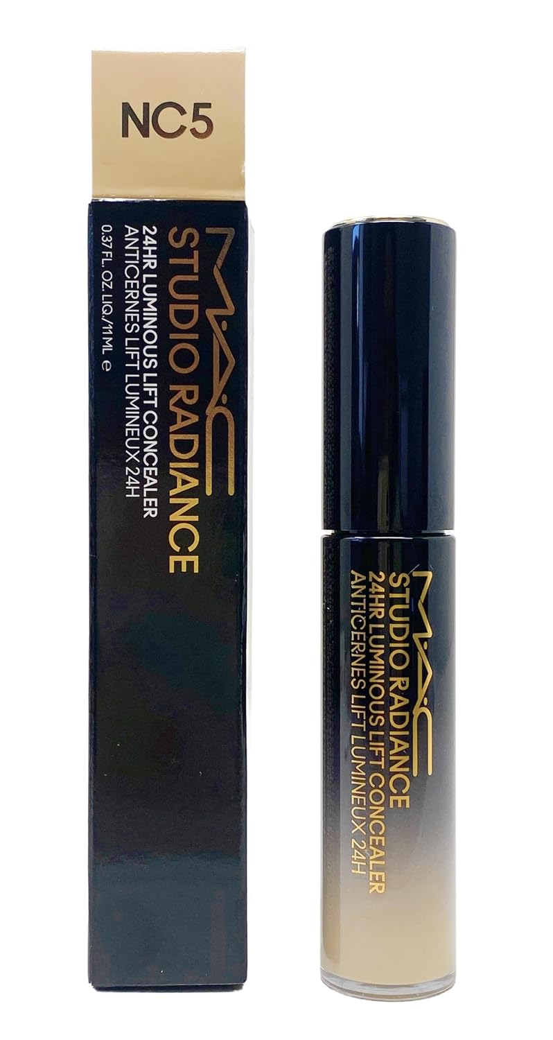 M.A.C Studio Radiance 24HR Luminous Lift Concealer - NC5 (Very fair beige with golden undertone for very fair skin) .37 Fl OZ / 11 mL