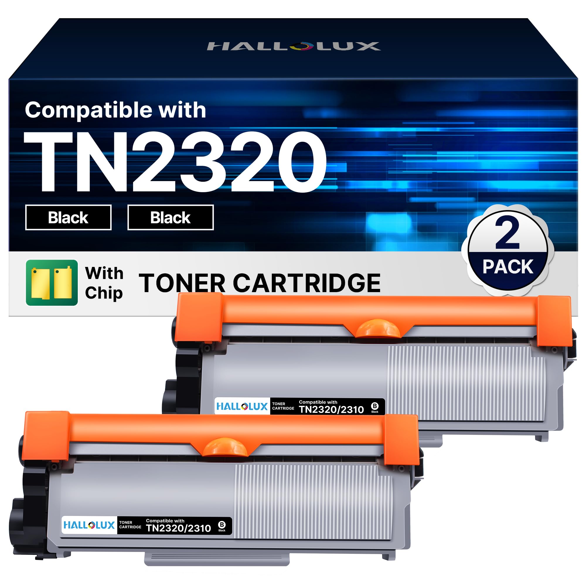 TN2420 TN2410 Tonerkartusche Kompatible für Toner Brother MFC L2710DW MFC-L2710DN HL-L2350DW HL-L2375DW DCP-L2530DW HL-L2310D HL-L2370DN MFC-L2730DW für Brother TN-2420 TN-2410 (2 Schwarz, 2er-Pack)