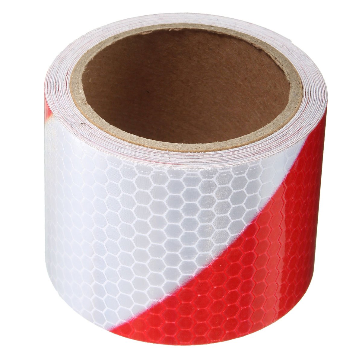 1 pc 5 cm/10 cm/20 cm de garde de sécurité nuit bandes réfléchissantes rouge blanc biais ruban