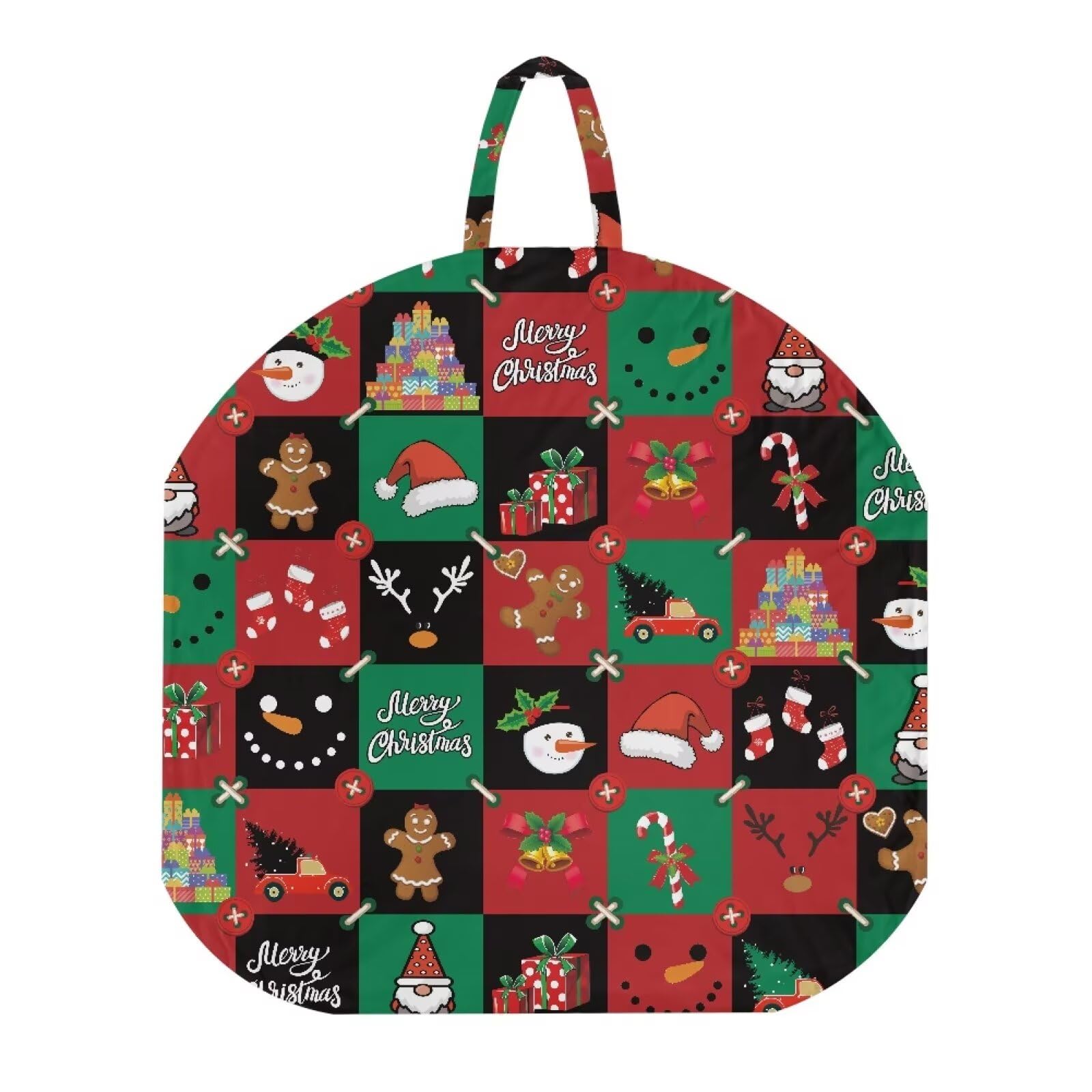 Wiryuouvt Christmas Plaid Nursing Pillow Cover Breastfeeding Pillow Slipcover for Baby Boys & Girls Nursing Pillow Case for Newborn Soft Fabric Fits Snug On Infant (Pillow NOT Included)