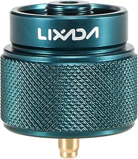 Camping Stove Adapter 1L Outdoor Propane Small Tank Input EN417 Lindal Valve Output