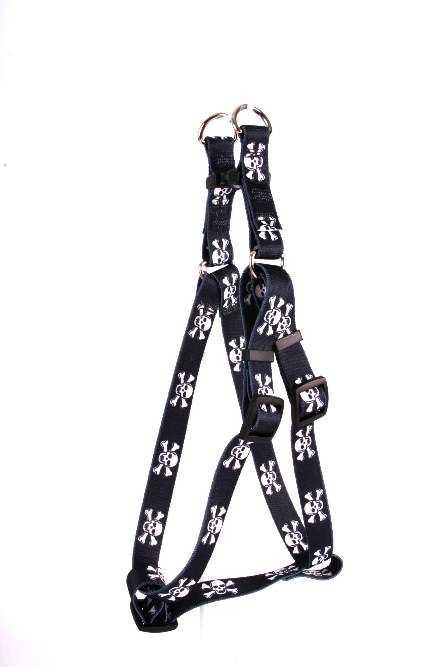 Yellow Dog Design Step-In Harness, X-Small, Skulls