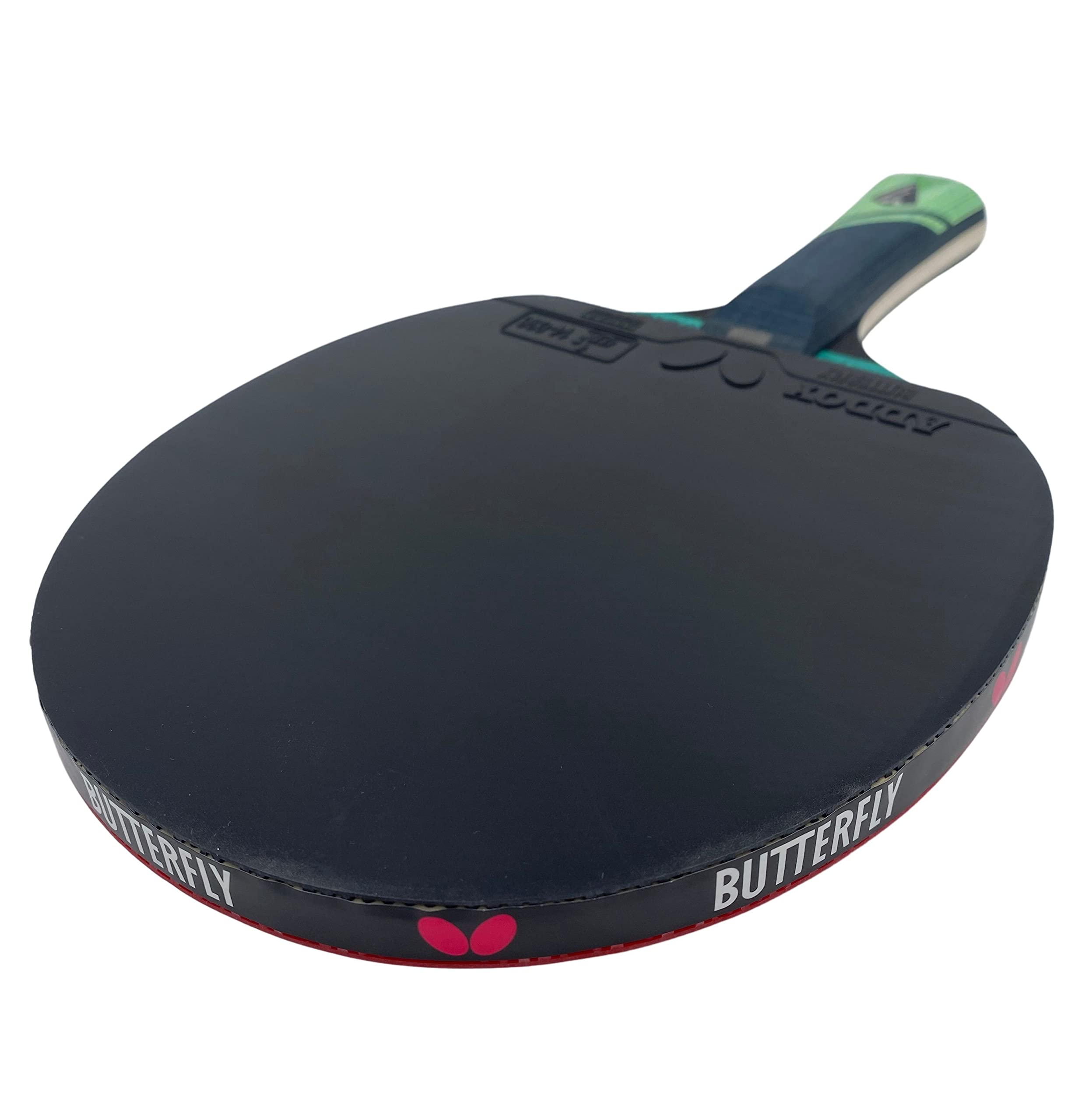 Butterfly® Dimitrij Ovtcharov Gold Tischtennisschläger | Neue Eva-Technologie | ITTF zertifizierter Addoy Belag mit 1,5 mm Schwamm | Tischtennis Racket TT Bat für erfahrene Spieler