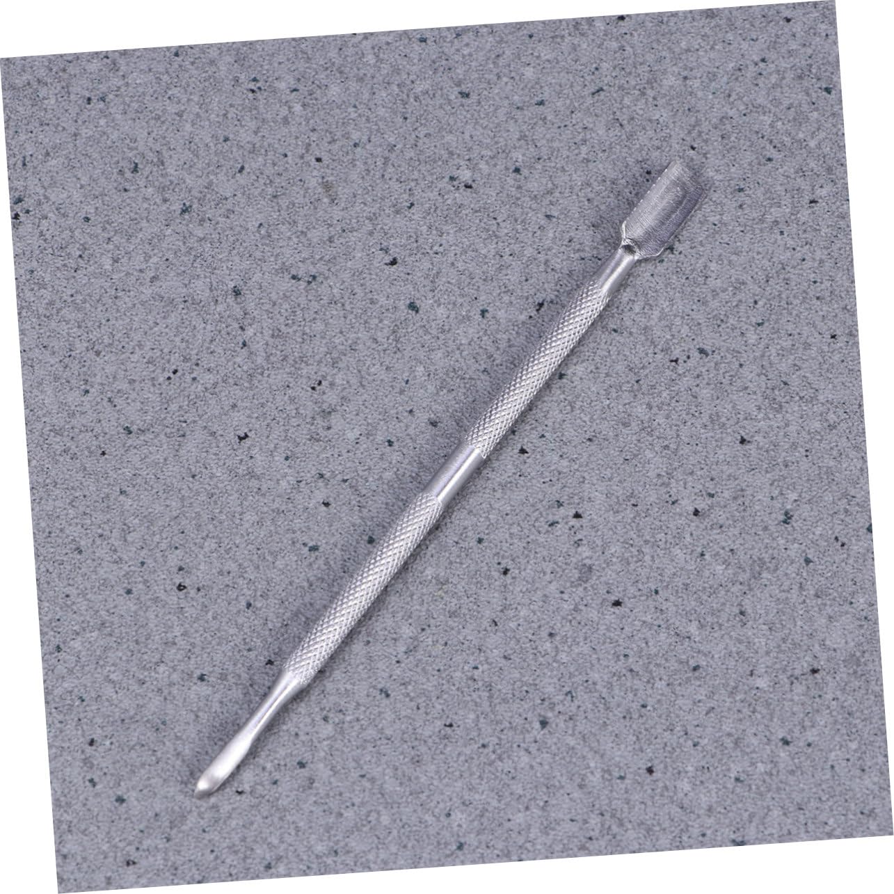 Stainless Steel Dual Sided Nail Cuticle Pusher for Dead Skin