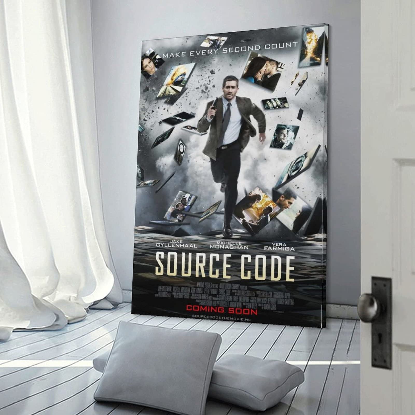 Poster con codice sorgente, poster di fantascienza, pittura decorativa su tela, per soggiorno, camera da letto, 50 x 75 cm