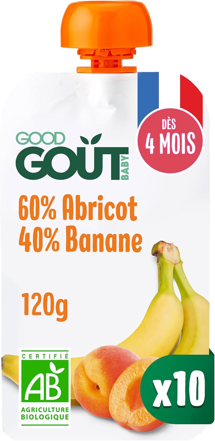 Purée Bébé Gourdes Abricot Banane