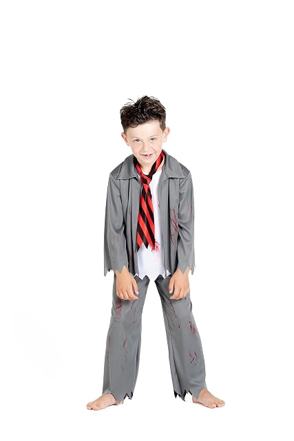 Foto 2 de 6 de Ciao - Zombie Schoolboy colegial chico de escuela zombi disfraz niño (Talla 5-7 años)
