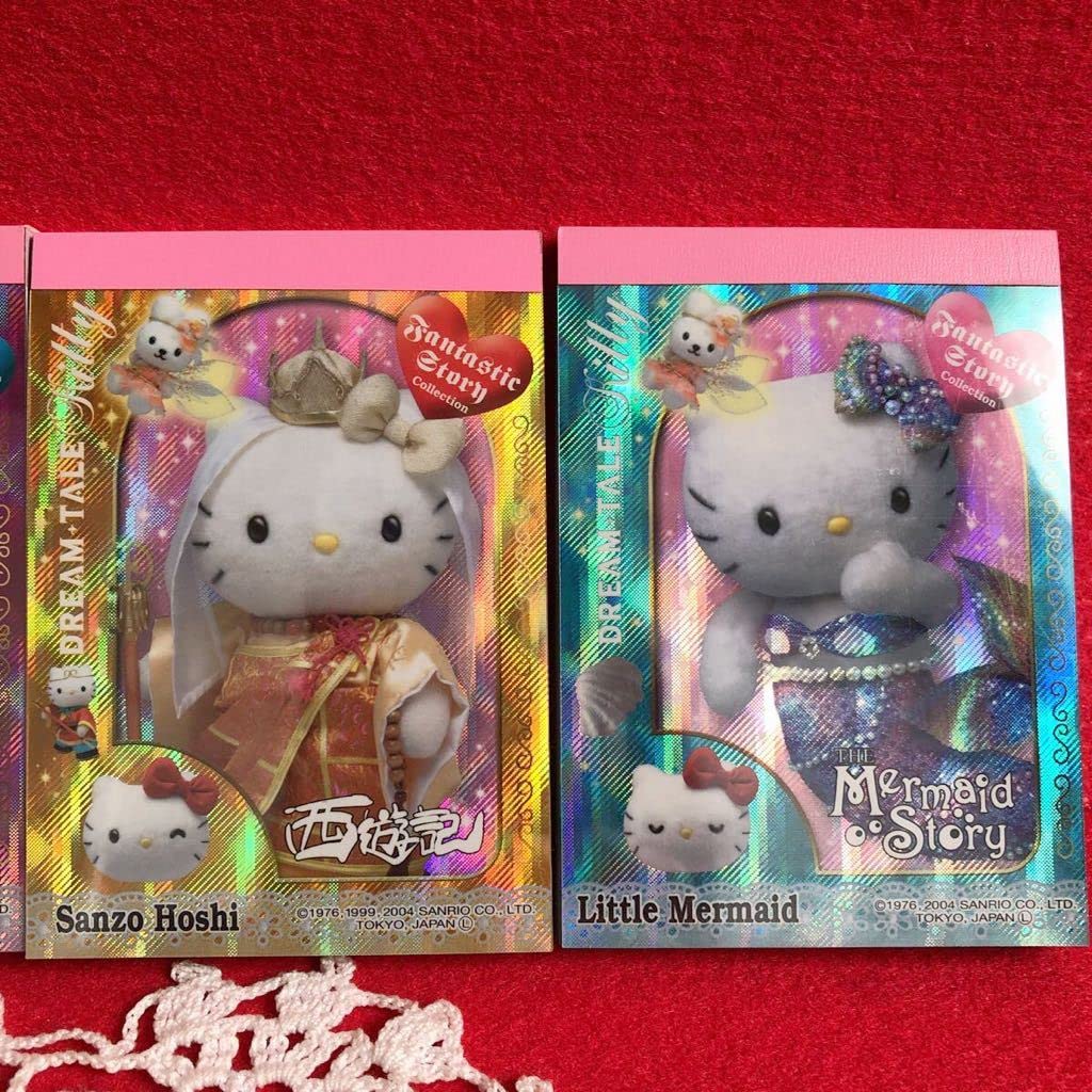 Amazon.co.jp: キティ キティちゃん DREAM TALE Kitty メモ帳 4点 