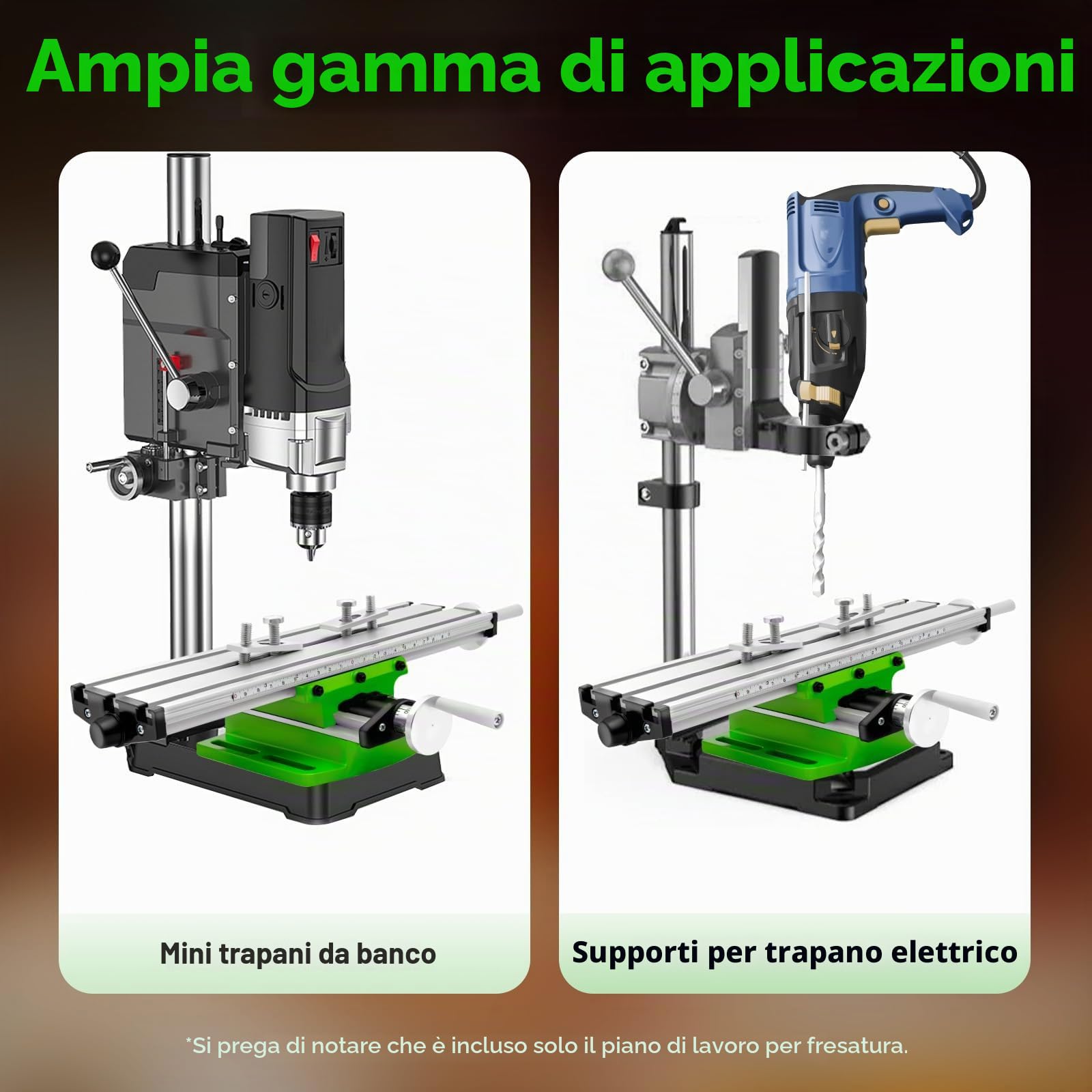X Y - Tavolo a croce 310 x 90 mm, regolabile, tavolo da lavoro multifunzione, con scale di precisione