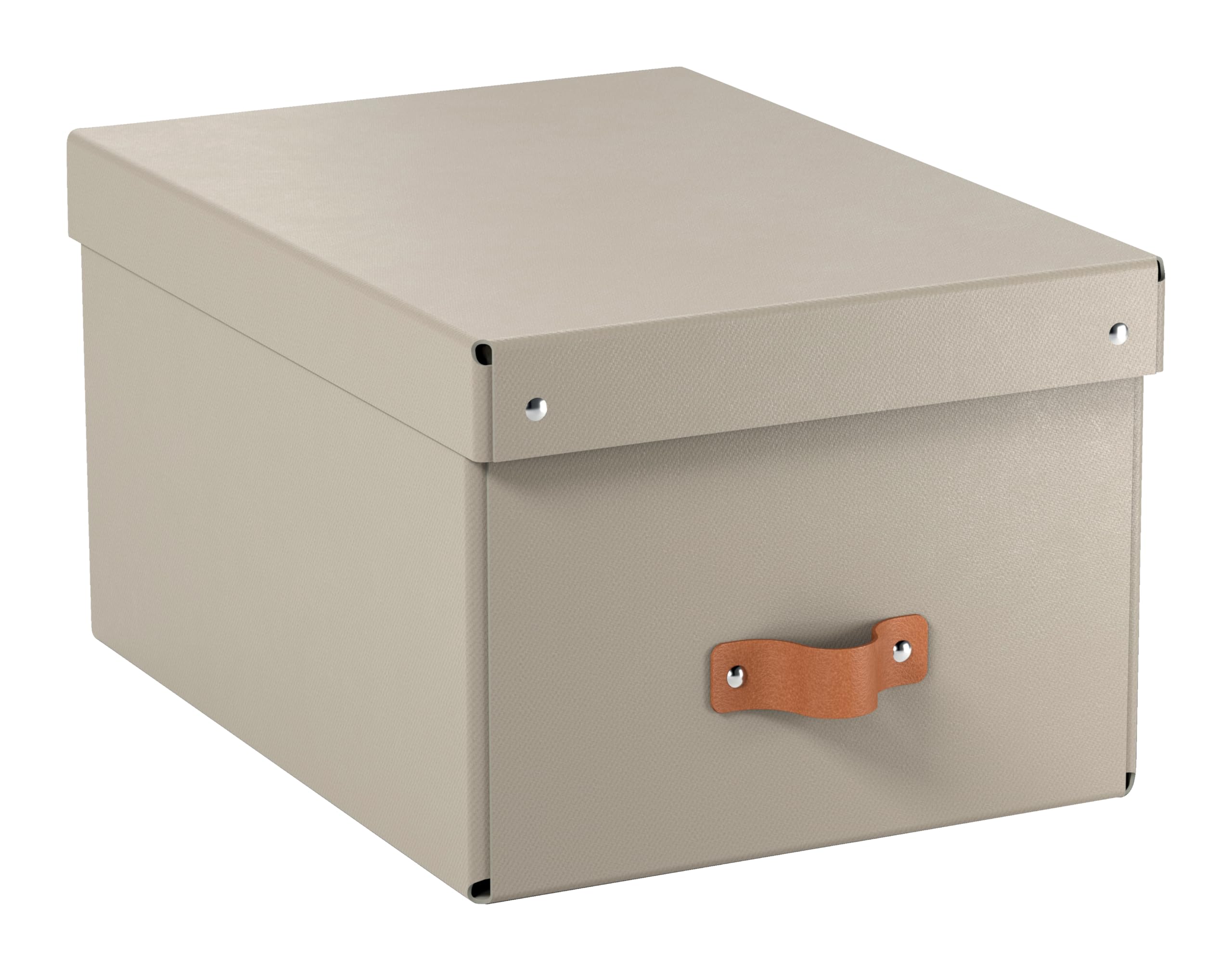 VON Leitz 3-delige set opbergdozen met deksel, 15 l, medium, 100% gerecycled karton, geometrisch design, voor school, studie en huishouden, wit, 3 stuks, 61410001 VON Leitz 3-delige set opbergdozen met deksel, 15 l, medium, 100% gerecycled karton, geometrisch design, voor school, studie en huishouden, wit, 3 stuks, 61410001