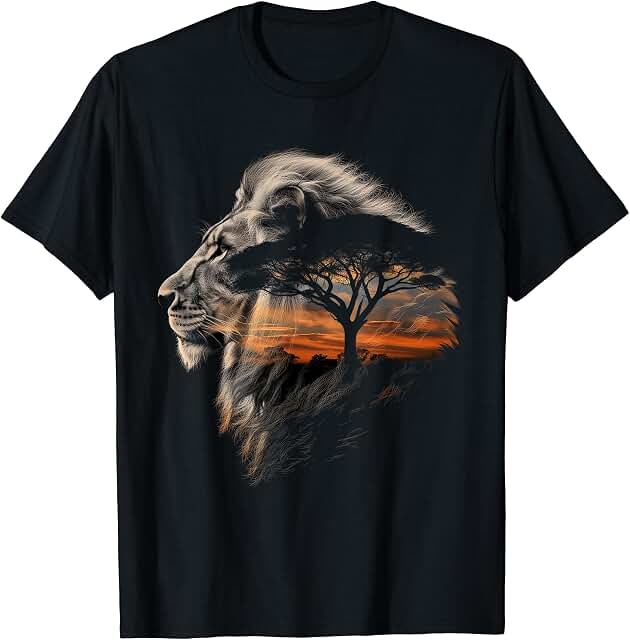 Girls African Lion Shirts