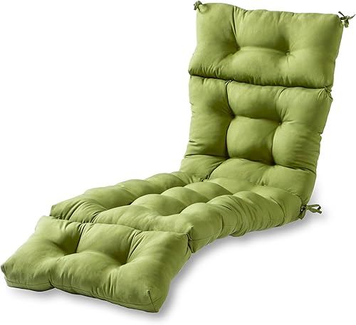 Miniatura 9 de Greendale Home Fashions Cojín de tumbona para exteriores, 1 unidad (paquete de 1), color negro Aloha