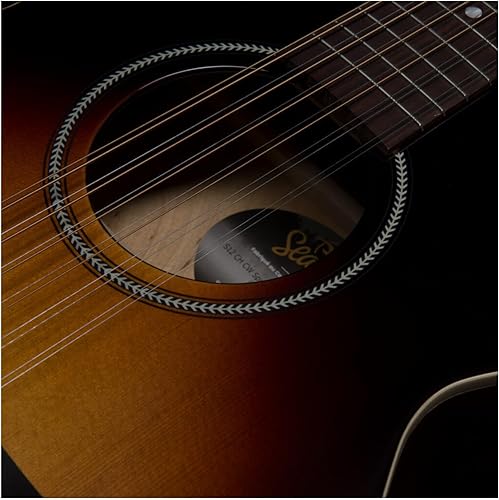 Miniatura 2 de Seagull Guitarra acústica de 12 cuerdas, derecha, Sunburst, Full (051984)
