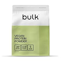 Bulk Proteine Vegane in Polvere, Frullato Proteico Vegetale, Vaniglia, 1 kg, Formula Nuova e Migliorata, 28 Porzioni, La Confezione Può Variare