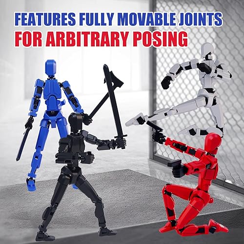 Miniatura 3 de Juego de figuras de acción multiarticuladas, modelo 13, accesorios de moldeo todo en uno con magnético, decoración de escritorio y juguetes de