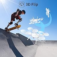 Vista 5 de Drone sin cabeza UFO con cámara HD WiFi Syma X5SW-V3 FPV Explorers2 2.4Ghz 4CH 6-Axis Gyro RC Quadcopter de Cheerwing (blanco)