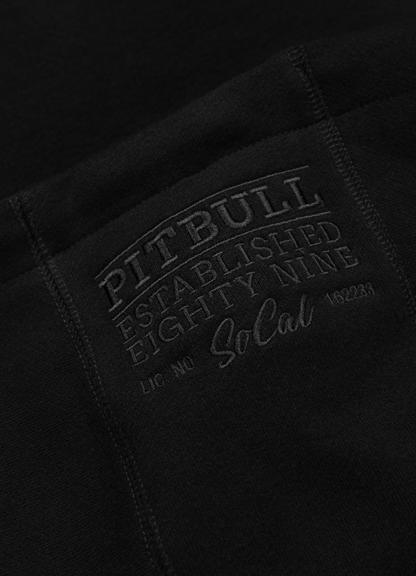 PITBULL Gibson męska bluza z kapturem – męska bluza z kapturem Regular Fit, dwukolorowy wzór w bloki, ciepły sweter rekreacyjny bawełna poliester, sportowy sweter z zamkiem błyskawicznym i kieszeniami