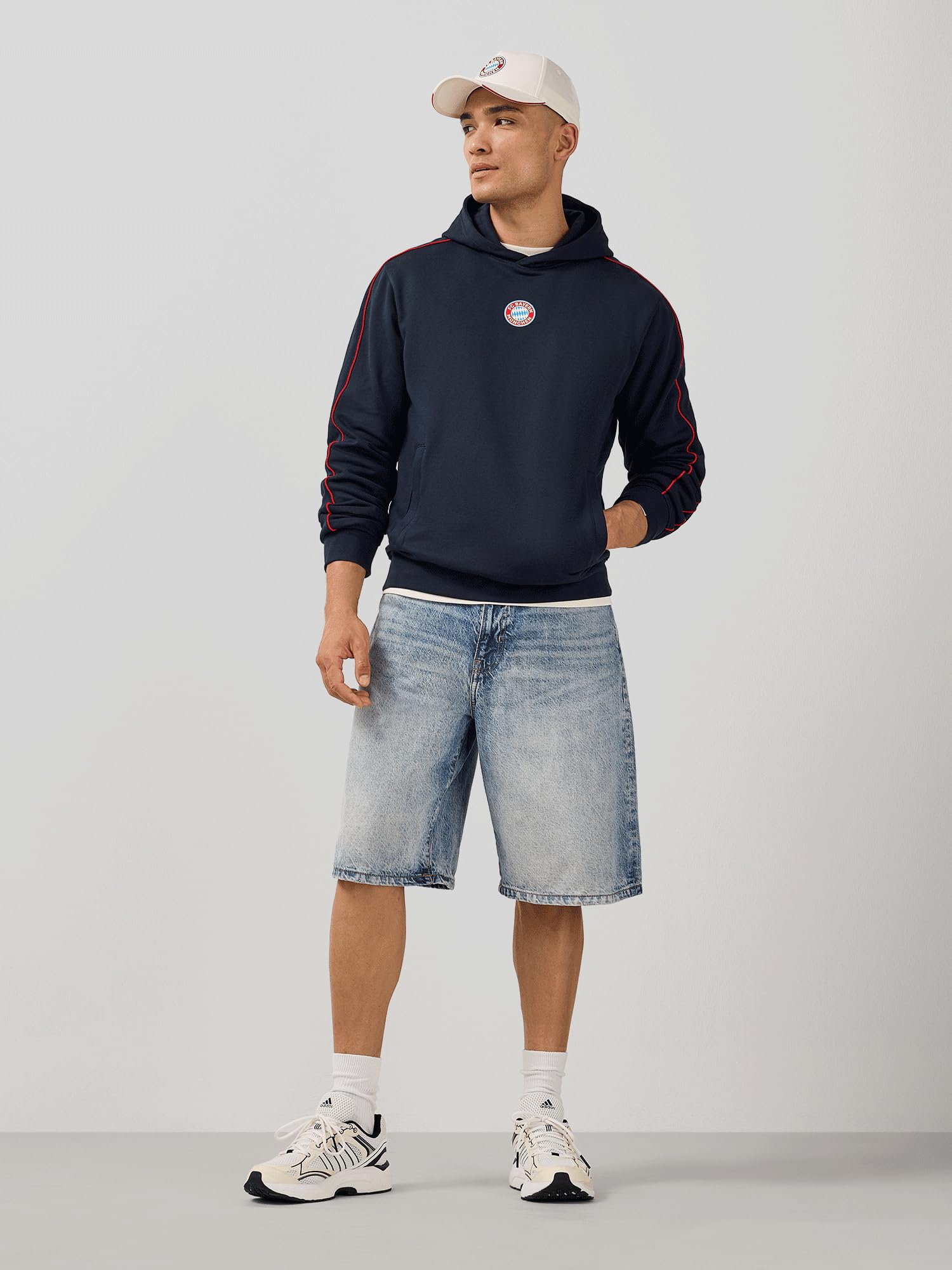 FC Bayern München | Hoodie Essentials | Herren | Navy