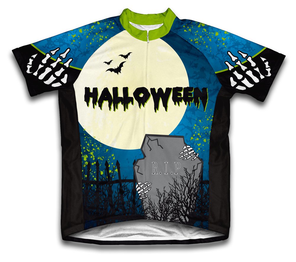 Mr Bones Short Sleeve Cycling Jersey for Youth - Size M