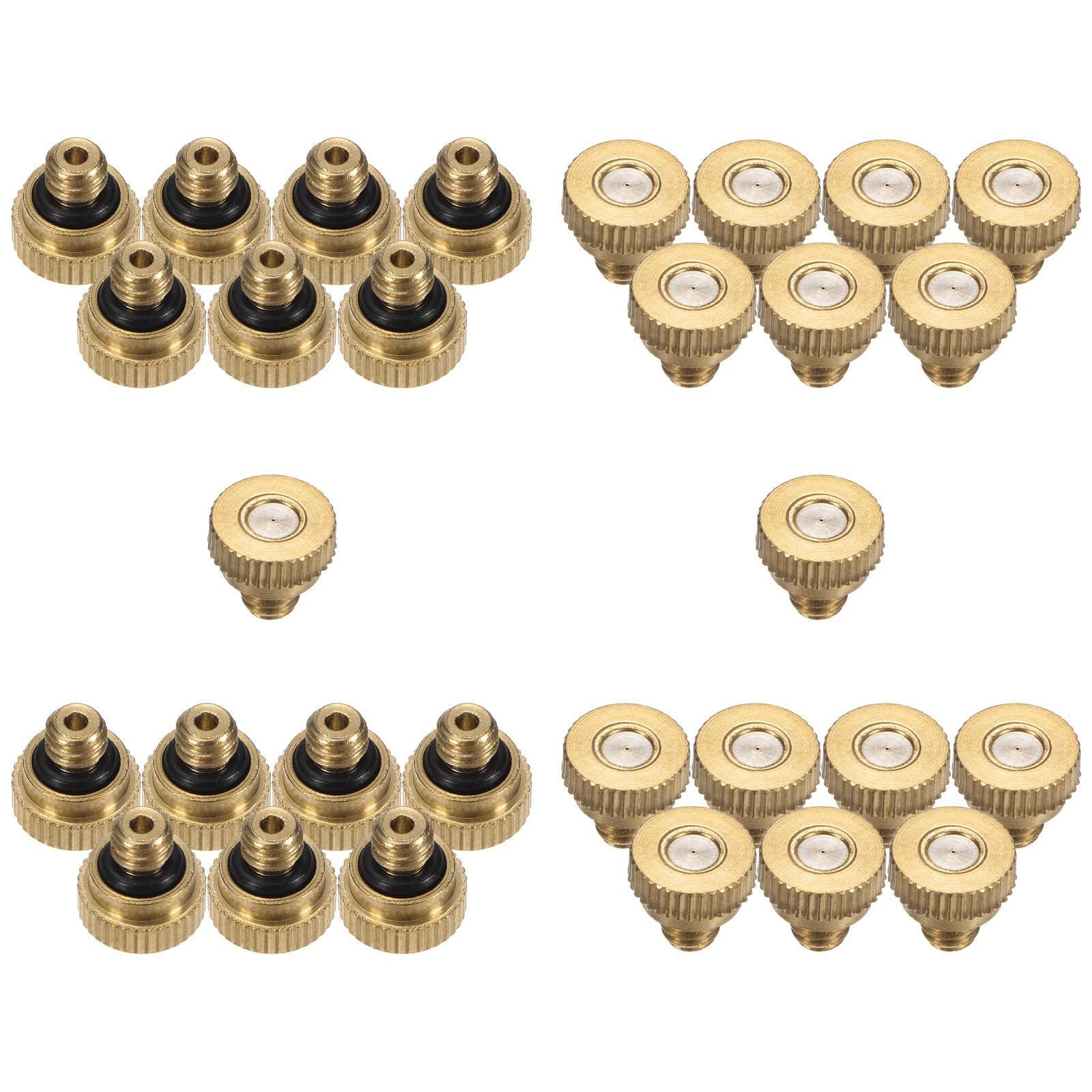 M METERXITY 30-Pack Brass Misting Nozzle